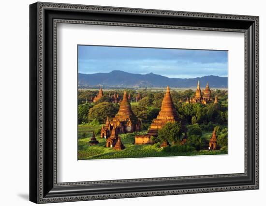 South East Asia, Myanmar, Bagan, Temples on Bagan Plain-Christian Kober-Framed Photographic Print