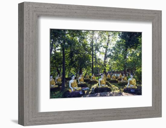 South East Asia, Myanmar, Bago, Four Figures Paya-Christian Kober-Framed Photographic Print