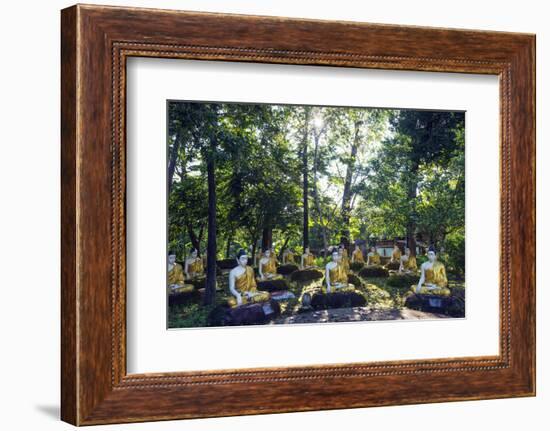 South East Asia, Myanmar, Bago, Four Figures Paya-Christian Kober-Framed Photographic Print