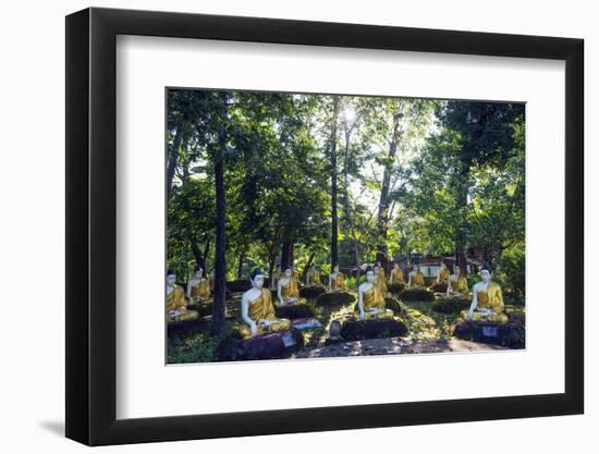 South East Asia, Myanmar, Bago, Four Figures Paya-Christian Kober-Framed Photographic Print