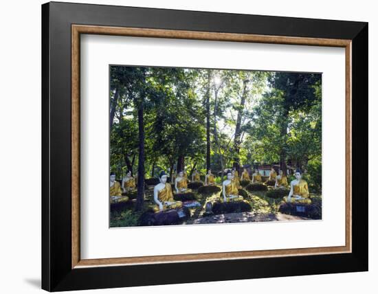 South East Asia, Myanmar, Bago, Four Figures Paya-Christian Kober-Framed Photographic Print