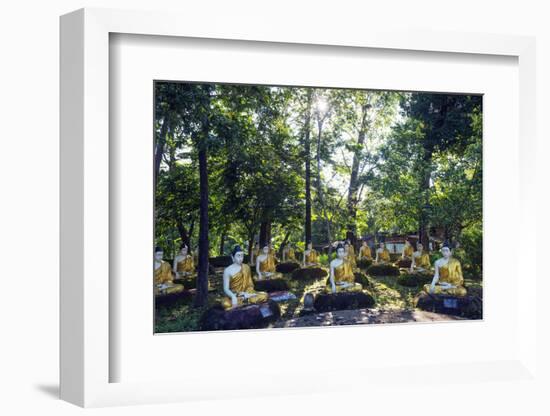 South East Asia, Myanmar, Bago, Four Figures Paya-Christian Kober-Framed Photographic Print