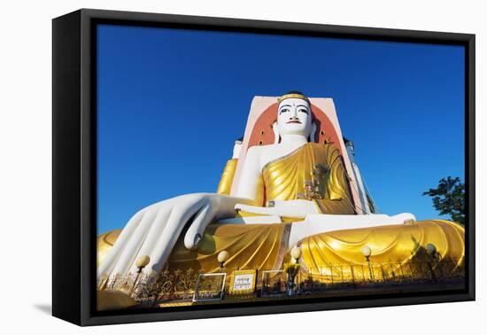 South East Asia, Myanmar, Bago, Kyaik Pun Paya, Gautama Buddha-Christian Kober-Framed Premier Image Canvas