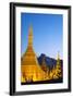 South East Asia, Myanmar, Yangon, Sule Paya Pagoda-Christian Kober-Framed Photographic Print