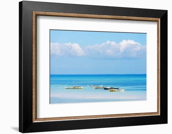 South East Asia, Philippines, the Visayas, Cebu, Bantayan Island, Paradise Beach-Christian Kober-Framed Photographic Print