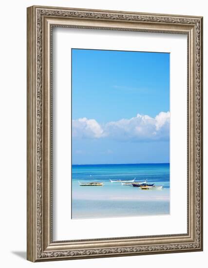 South East Asia, Philippines, the Visayas, Cebu, Bantayan Island, Paradise Beach-Christian Kober-Framed Photographic Print