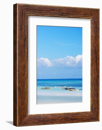 South East Asia, Philippines, the Visayas, Cebu, Bantayan Island, Paradise Beach-Christian Kober-Framed Photographic Print