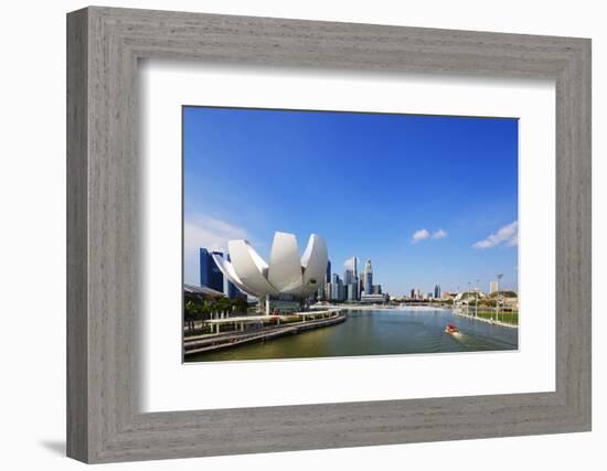 South East Asia, Singapore, Art Science Museum by the Bay-Christian Kober-Framed Photographic Print