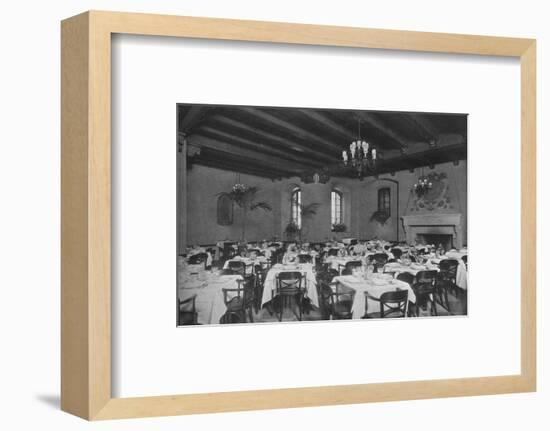 South-east dining room, the Fraternity Clubs Building, New York City, 1924-Unknown-Framed Photographic Print