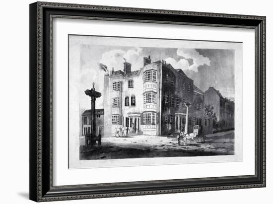 South-east view of Horns Tavern, Kennington, Lambeth, London, c1790-Anon-Framed Giclee Print