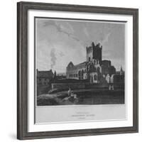 'South East View of Jedburgh Abbey. Roxburghshire', 1814-John Greig-Framed Giclee Print
