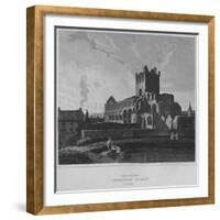 'South East View of Jedburgh Abbey. Roxburghshire', 1814-John Greig-Framed Giclee Print