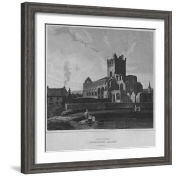 'South East View of Jedburgh Abbey. Roxburghshire', 1814-John Greig-Framed Giclee Print
