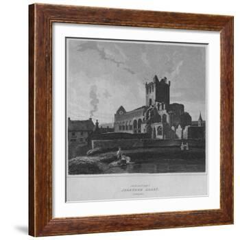'South East View of Jedburgh Abbey. Roxburghshire', 1814-John Greig-Framed Giclee Print