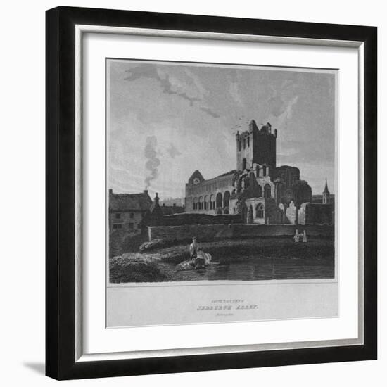 'South East View of Jedburgh Abbey. Roxburghshire', 1814-John Greig-Framed Giclee Print
