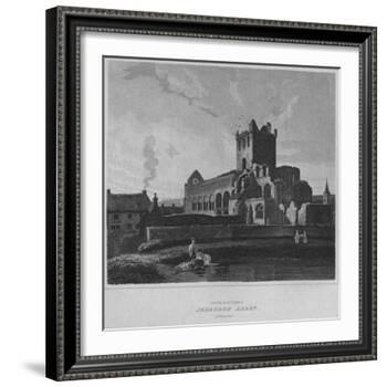 'South East View of Jedburgh Abbey. Roxburghshire', 1814-John Greig-Framed Giclee Print