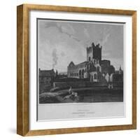 'South East View of Jedburgh Abbey. Roxburghshire', 1814-John Greig-Framed Giclee Print