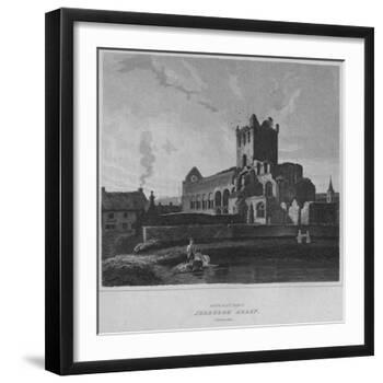'South East View of Jedburgh Abbey. Roxburghshire', 1814-John Greig-Framed Giclee Print