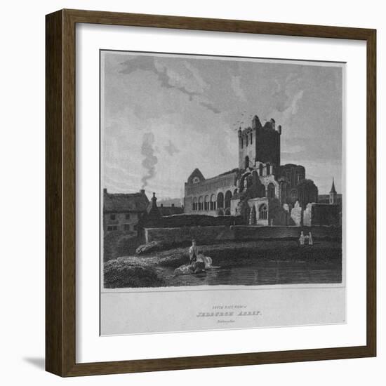 'South East View of Jedburgh Abbey. Roxburghshire', 1814-John Greig-Framed Giclee Print