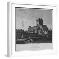 'South East View of Jedburgh Abbey. Roxburghshire', 1814-John Greig-Framed Giclee Print