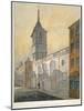 South-East View of the Church of St Margaret Lothbury, City of London, 1815-William Pearson-Mounted Giclee Print