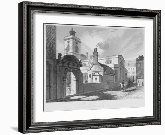 South-East View of the Church of St Olave, Hart Street, City of London, 1837-John Le Keux-Framed Giclee Print