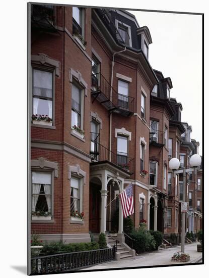 South End Bow Front Houses-Carol Highsmith-Mounted Photo