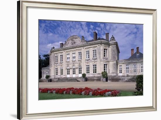 South Facade of Chateau De Craon, Pays De La Loire, Detail, France-null-Framed Giclee Print