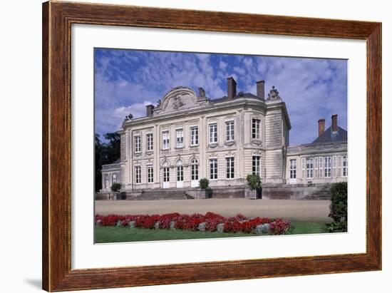 South Facade of Chateau De Craon, Pays De La Loire, Detail, France-null-Framed Giclee Print