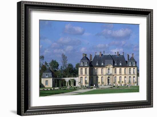 South Facade of Chateau De La Motte-Tilly-Francois Nicolas Lancret-Framed Giclee Print