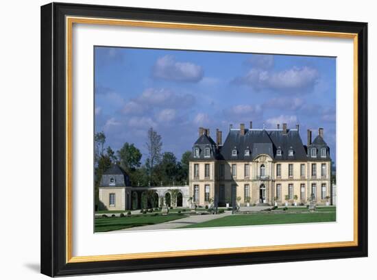South Facade of Chateau De La Motte-Tilly-Francois Nicolas Lancret-Framed Giclee Print