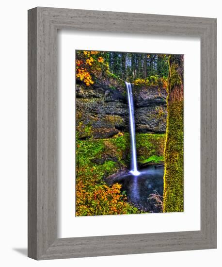 South Falls at Silver Falls State Park, Oregon, USA-Joe Restuccia III-Framed Photographic Print