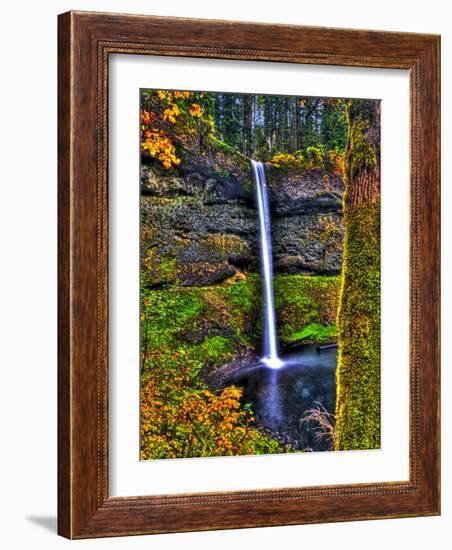 South Falls at Silver Falls State Park, Oregon, USA-Joe Restuccia III-Framed Photographic Print