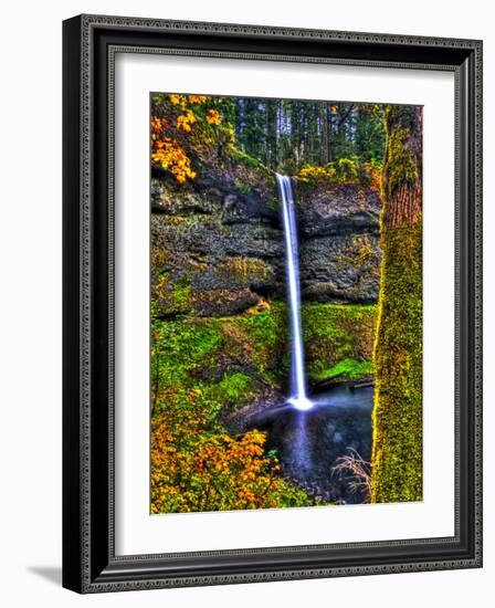 South Falls at Silver Falls State Park, Oregon, USA-Joe Restuccia III-Framed Photographic Print