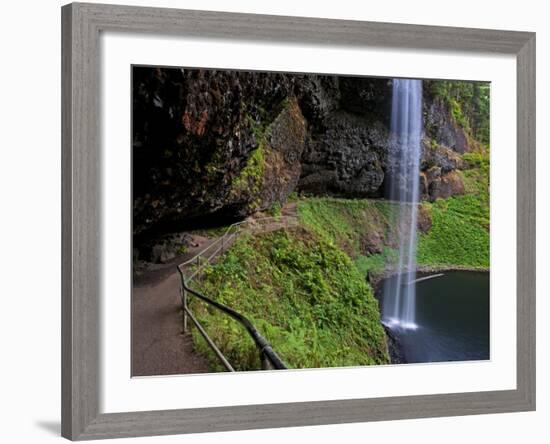 South Falls in Silver Falls State Park, Oregon, USA-Joe Restuccia III-Framed Photographic Print