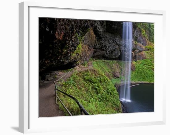 South Falls in Silver Falls State Park, Oregon, USA-Joe Restuccia III-Framed Photographic Print