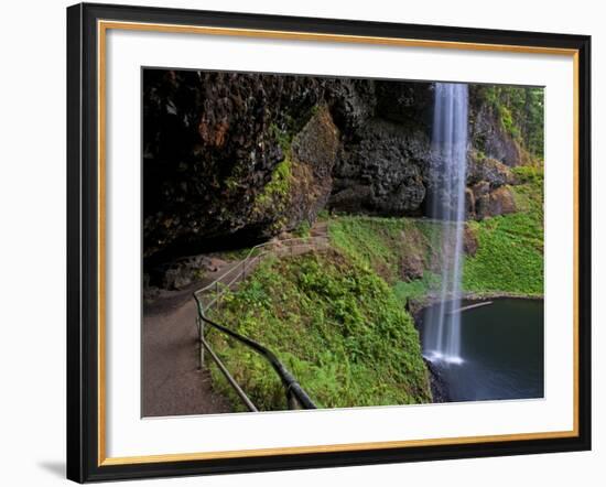 South Falls in Silver Falls State Park, Oregon, USA-Joe Restuccia III-Framed Photographic Print