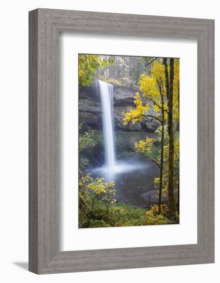 South Falls, Silver Falls State Park, Oregon, USA-Jamie & Judy Wild-Framed Photographic Print