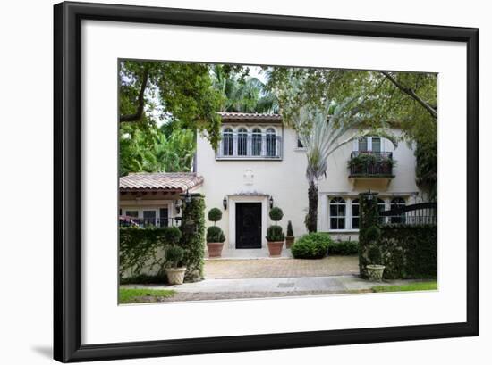 South Florida Home Exterior-felix mizioznikov-Framed Photographic Print