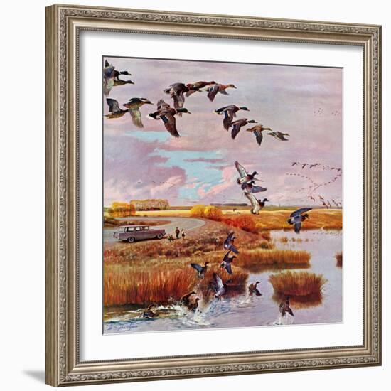 "South for the Winter", October 26, 1957-John Clymer-Framed Giclee Print