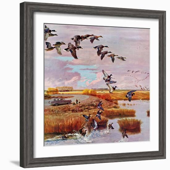 "South for the Winter", October 26, 1957-John Clymer-Framed Giclee Print