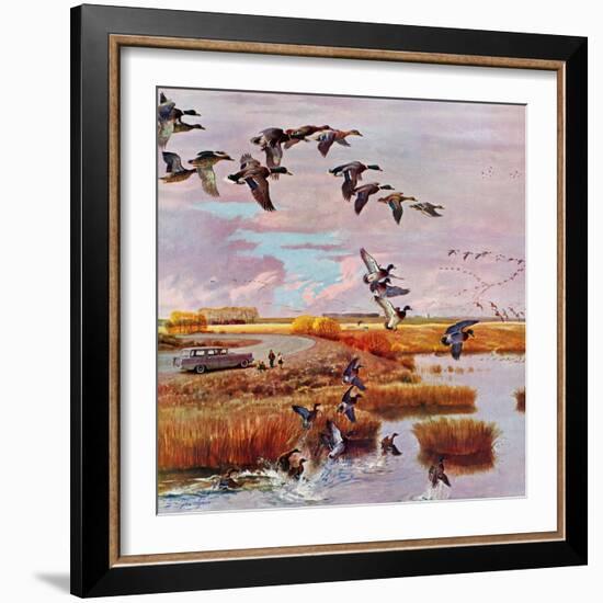 "South for the Winter", October 26, 1957-John Clymer-Framed Giclee Print