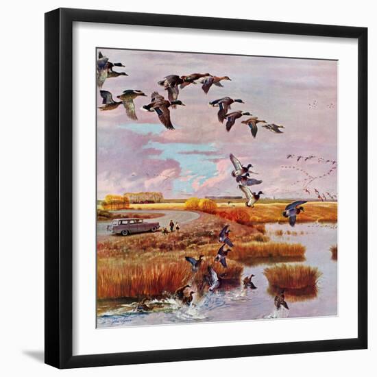 "South for the Winter", October 26, 1957-John Clymer-Framed Giclee Print