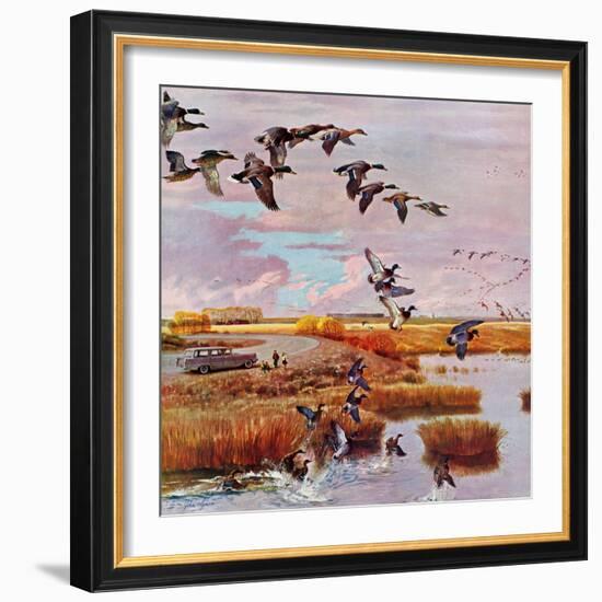 "South for the Winter", October 26, 1957-John Clymer-Framed Giclee Print