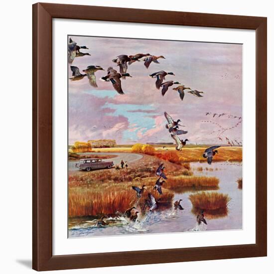 "South for the Winter", October 26, 1957-John Clymer-Framed Giclee Print