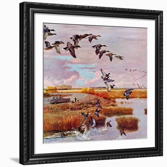 "South for the Winter", October 26, 1957-John Clymer-Framed Giclee Print