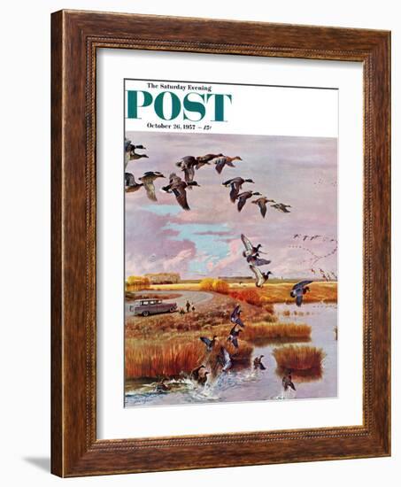 "South for the Winter" Saturday Evening Post Cover, October 26, 1957-John Clymer-Framed Giclee Print