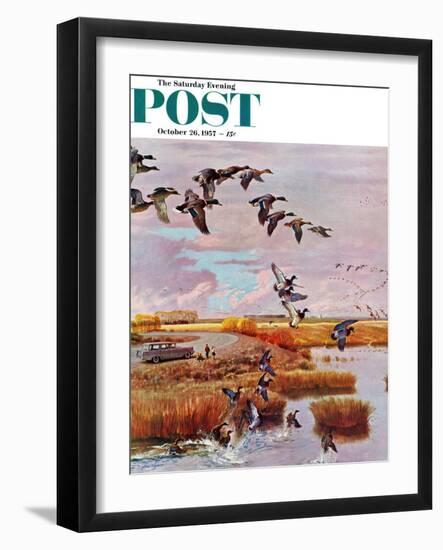 "South for the Winter" Saturday Evening Post Cover, October 26, 1957-John Clymer-Framed Giclee Print