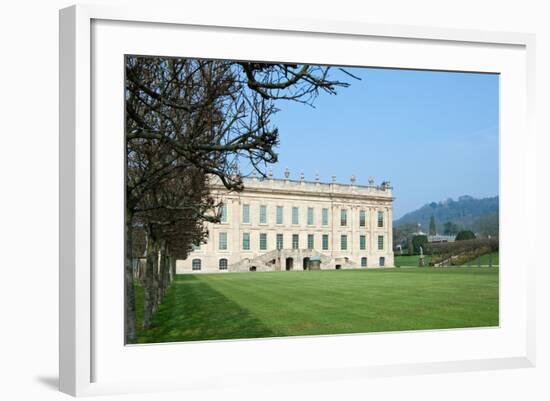 South Front, Chatsworth House, Derbyshire-null-Framed Photographic Print