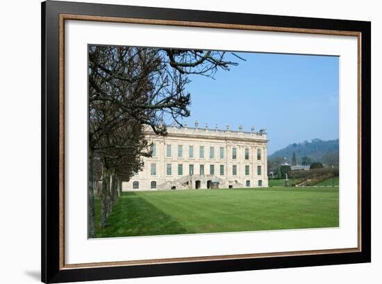 South Front, Chatsworth House, Derbyshire-null-Framed Photographic Print